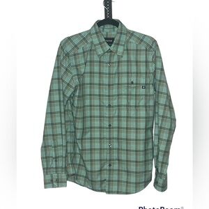 Marmot Striped Button Down Shirt Sz Small